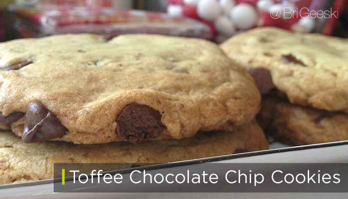 The best toffee chocolate chip cookies