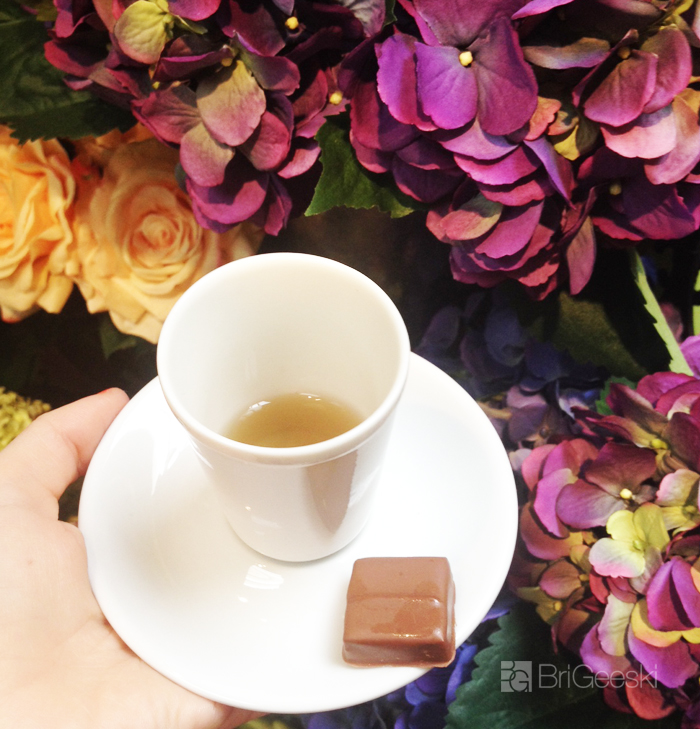 tea and flowers