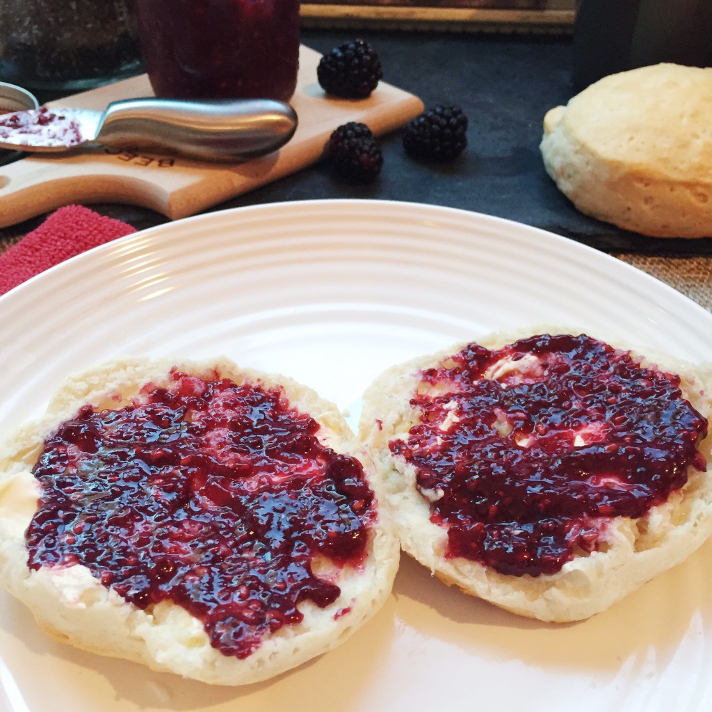 breakfast with jam