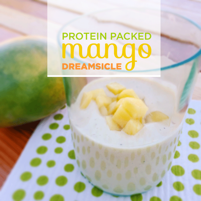 Protein Packed Mango Dreamsicle 