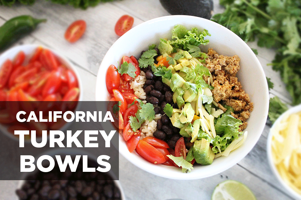What's for Dinner? California Turkey Bowls