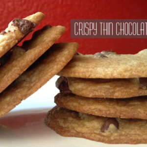 Crispy Thin Chocolate Chip Cookies cookies