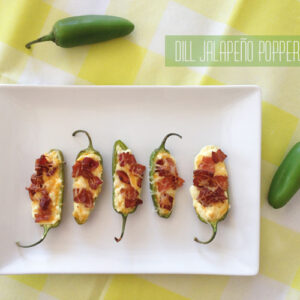 Saucy Mama’s Dill Jalapeño Bacon Poppers Dill Jalapeno Poppers yellow