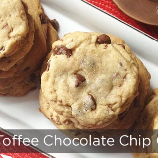 Toffee Chocolate Chip Cookies