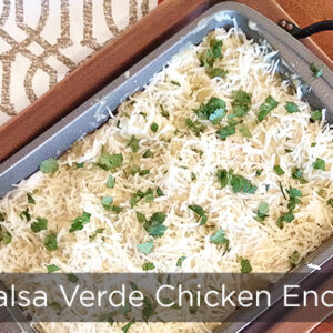 Salsa Verde Chicken Enchiladas salsa verde chicken enchiladas recipe
