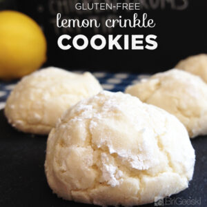 Gluten Free Lemon Crinkle Cookies Gluten Free Lemon Crinkle Cookies