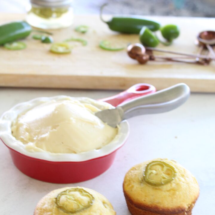 Jalapeno Cornbread with Whipped Honey Butter