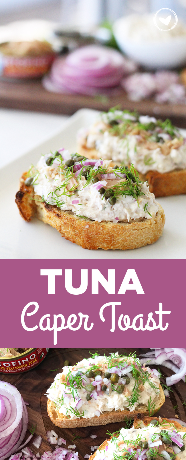 Tuna Caper Toast