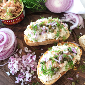 Tuna Caper Toast The Best Tuna Caper Toast