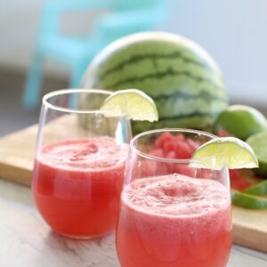 Watermelon & Lime Spritzers The best watermelon spritzer