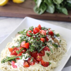 Burrata Caprese Pasta The Best Burrata Capresa Pasta Dish