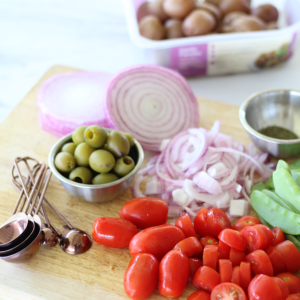 Try This Tomato Potato Salad olive and potato