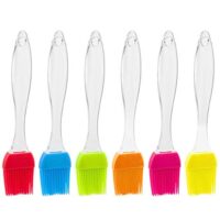 Bekith Silicone Basting Pastry & Bbq Brushes (Set of 4, Colorful), Heat Resistant Kitchen Utensils - Dishwasher Safe- Soft and Flexible- Essential Cooking Gadget, Bakeware Tool and Culinary Equipment