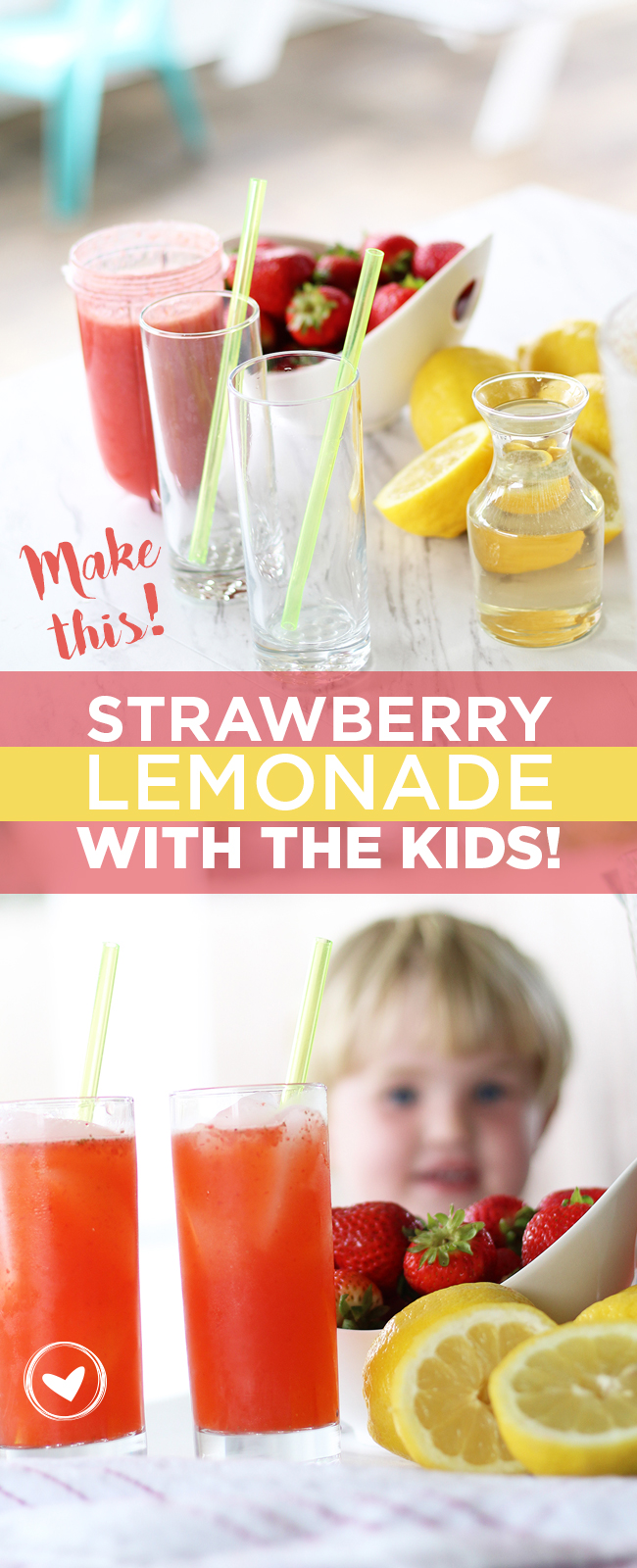 Make this! strawberry lemonade with the kids