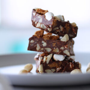 Rocky Road Chocolate Bars rockyroad