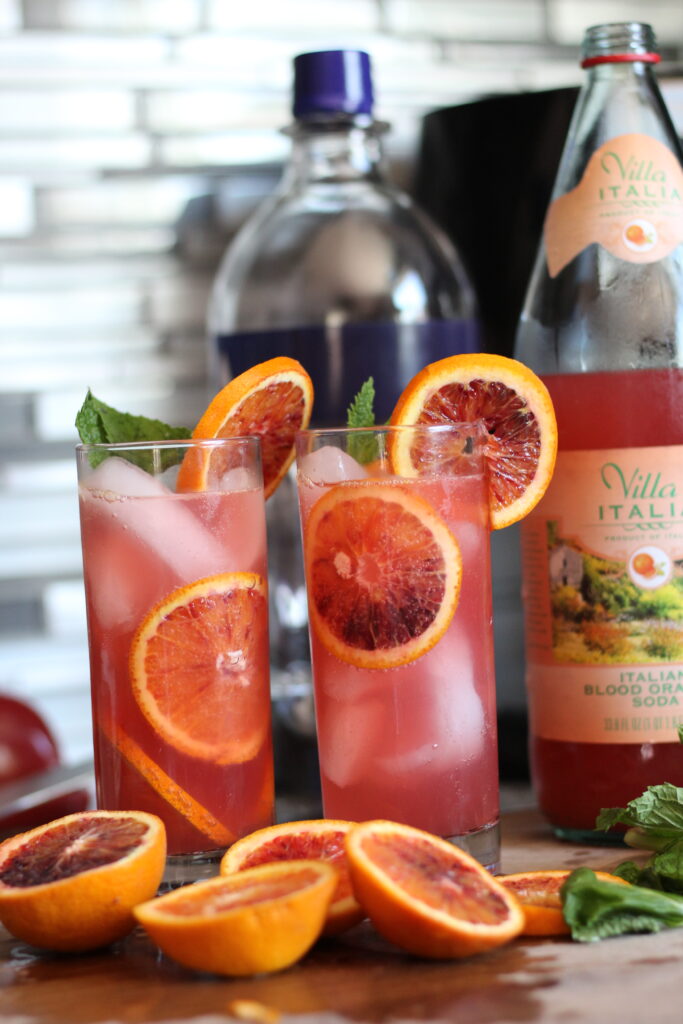 Blood Orange Sparkling Cocktail 