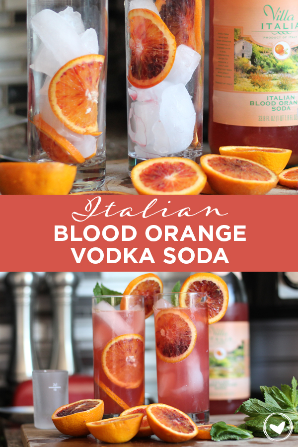Italian Blood Orange Vodka Soda - BriGeeski