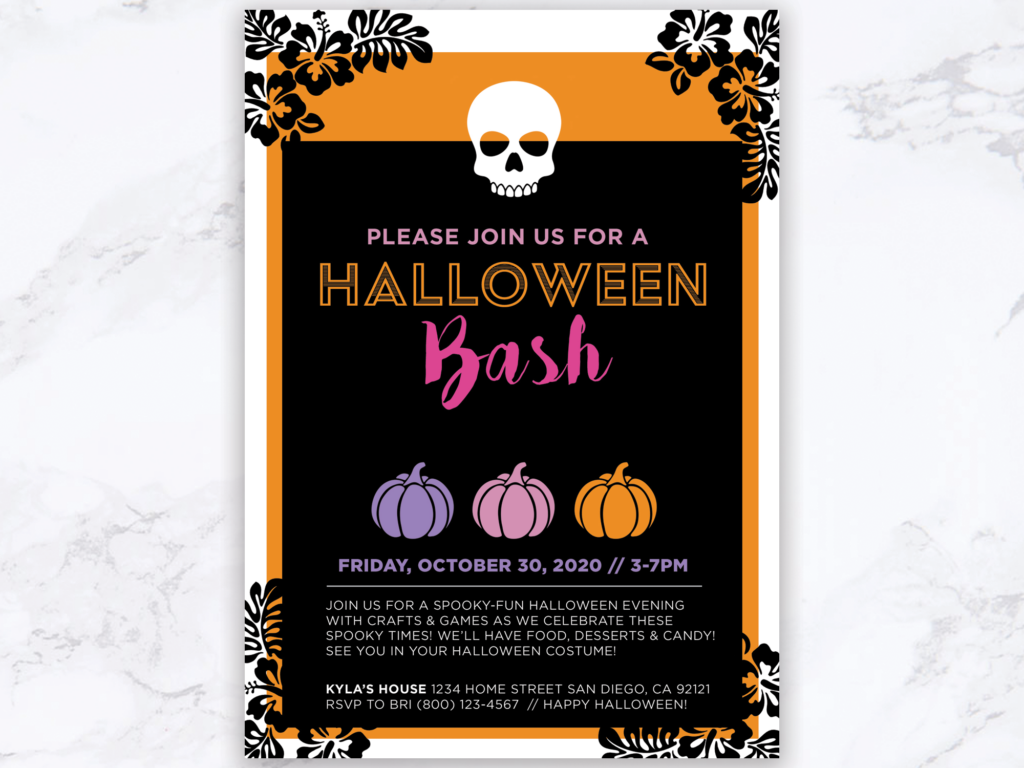 Halloween Bash Invitation
