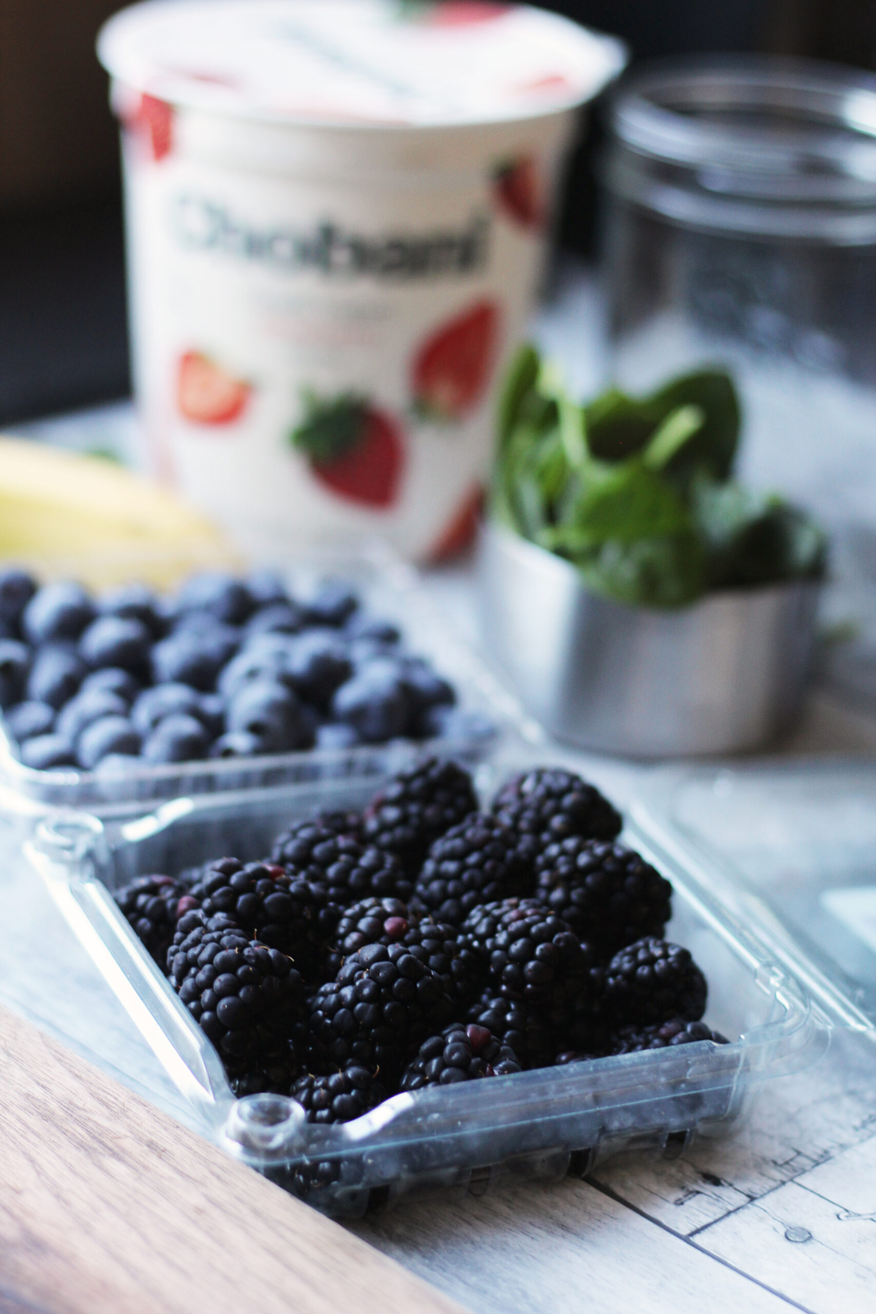Blackberry Yogurt Smoothies