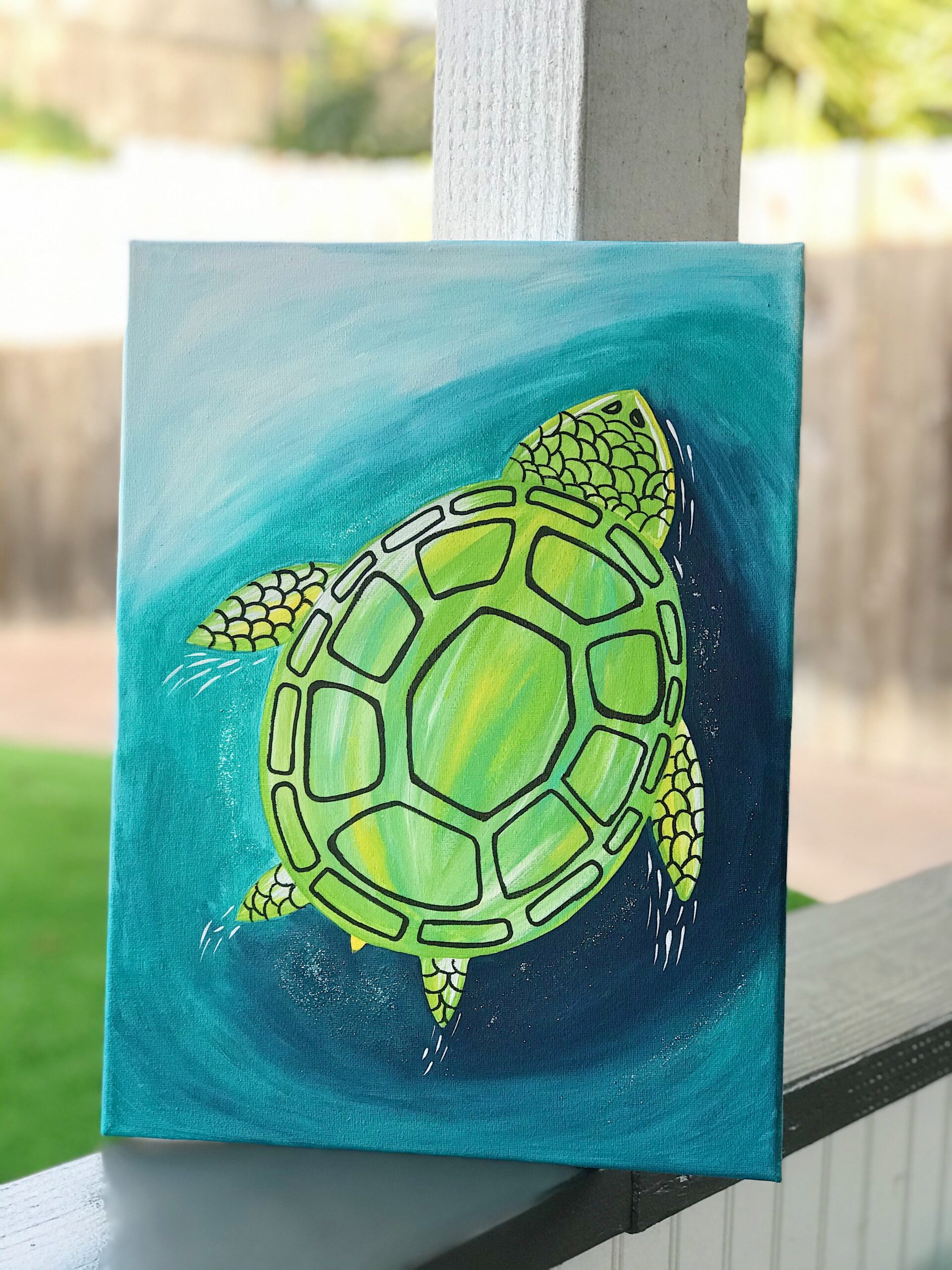 Paint a Sea Turtle 