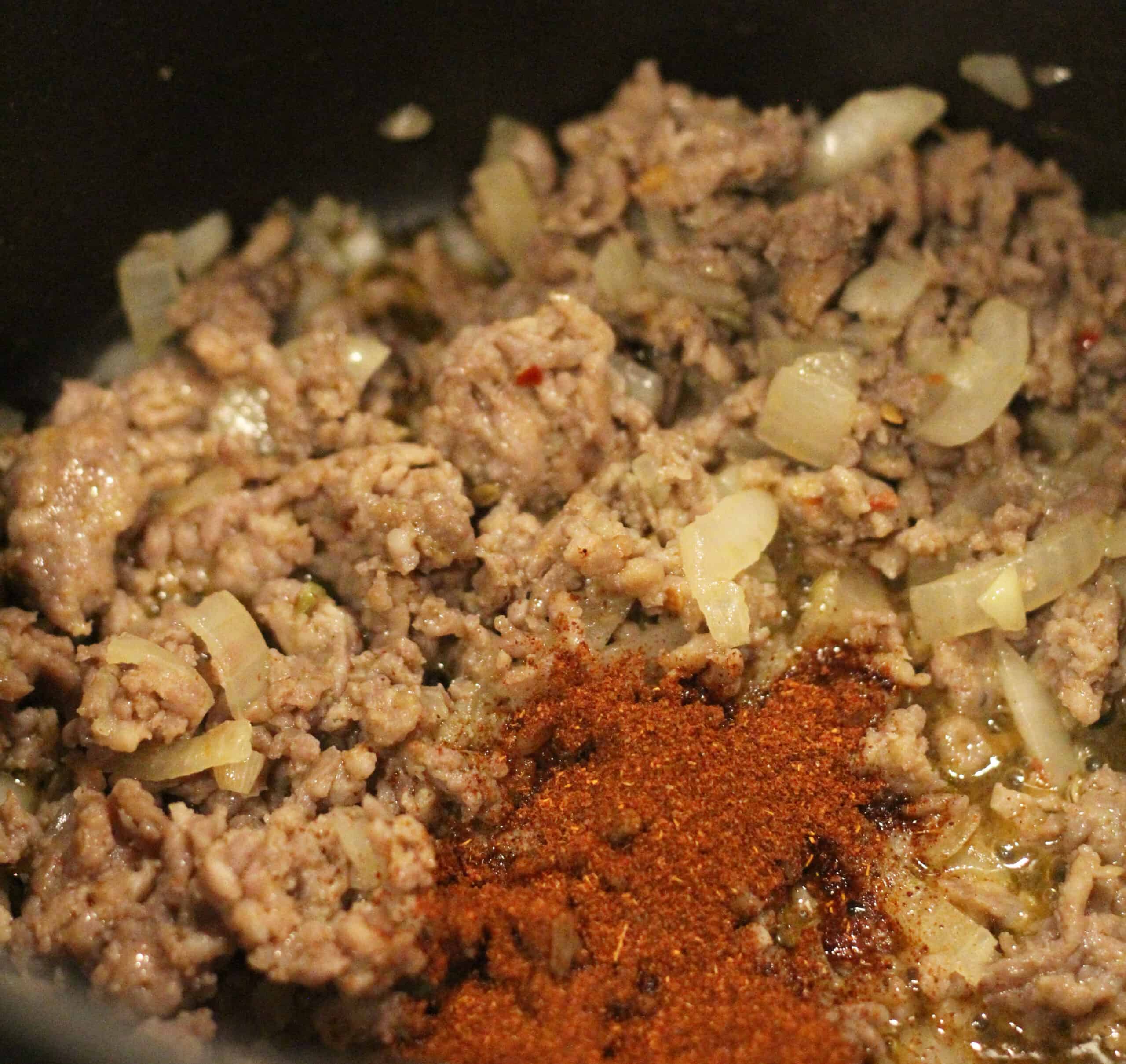 Cook the ground beef