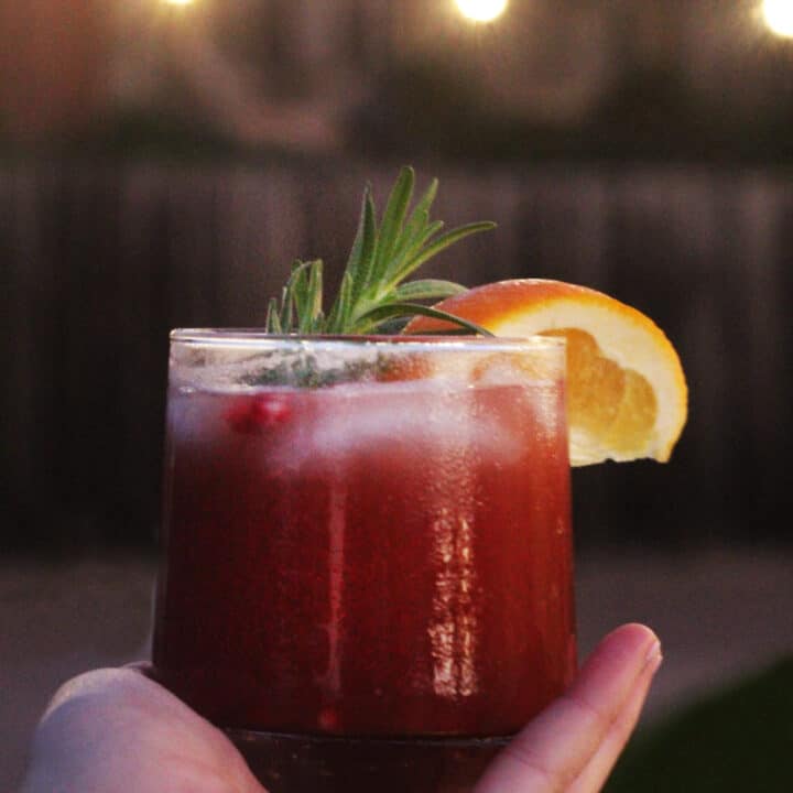Bourbon Holiday Cocktail