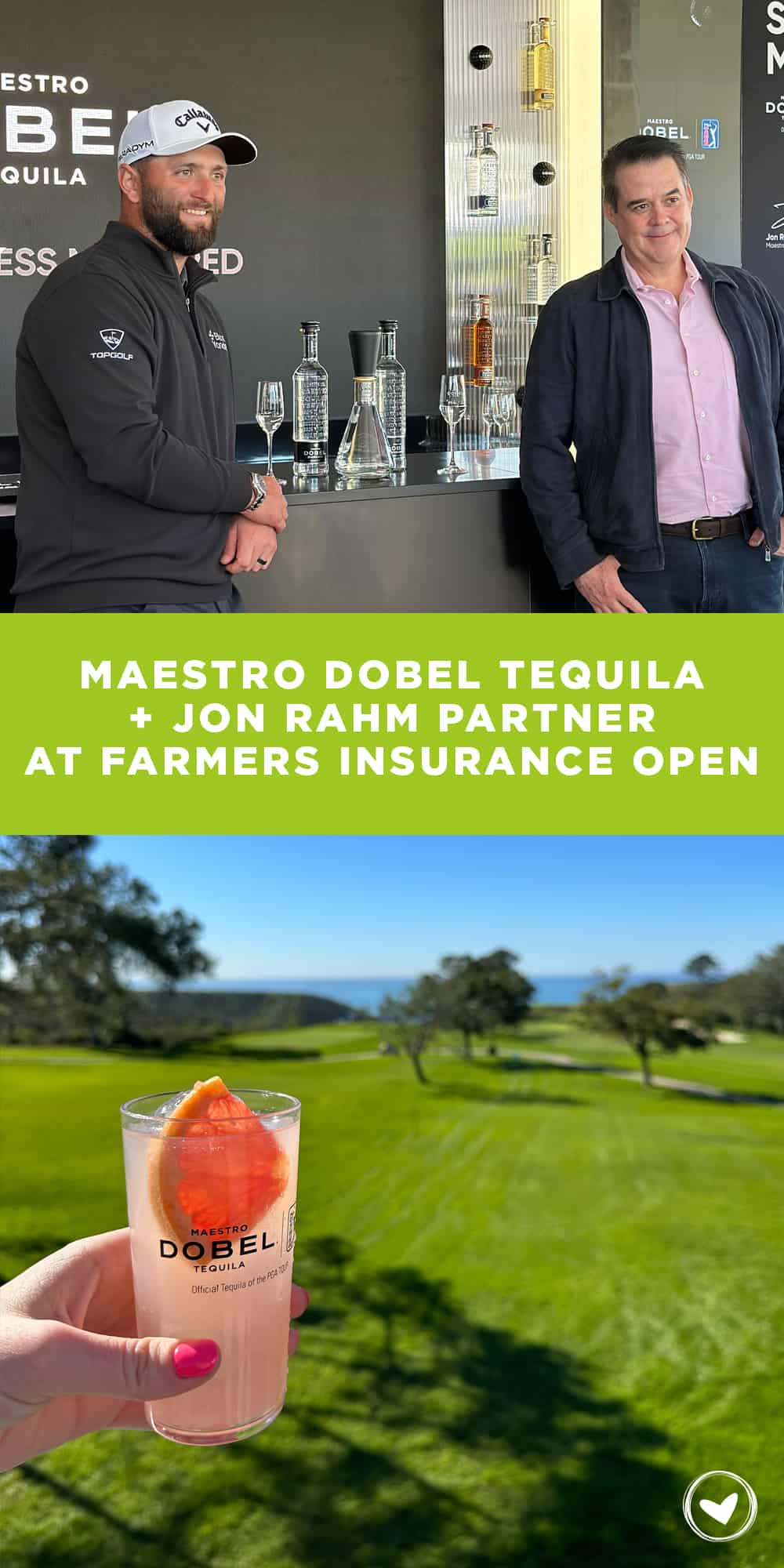 Maestro Dobel Tequila and Jon Rahm Partner at Farmers Insurance Open
