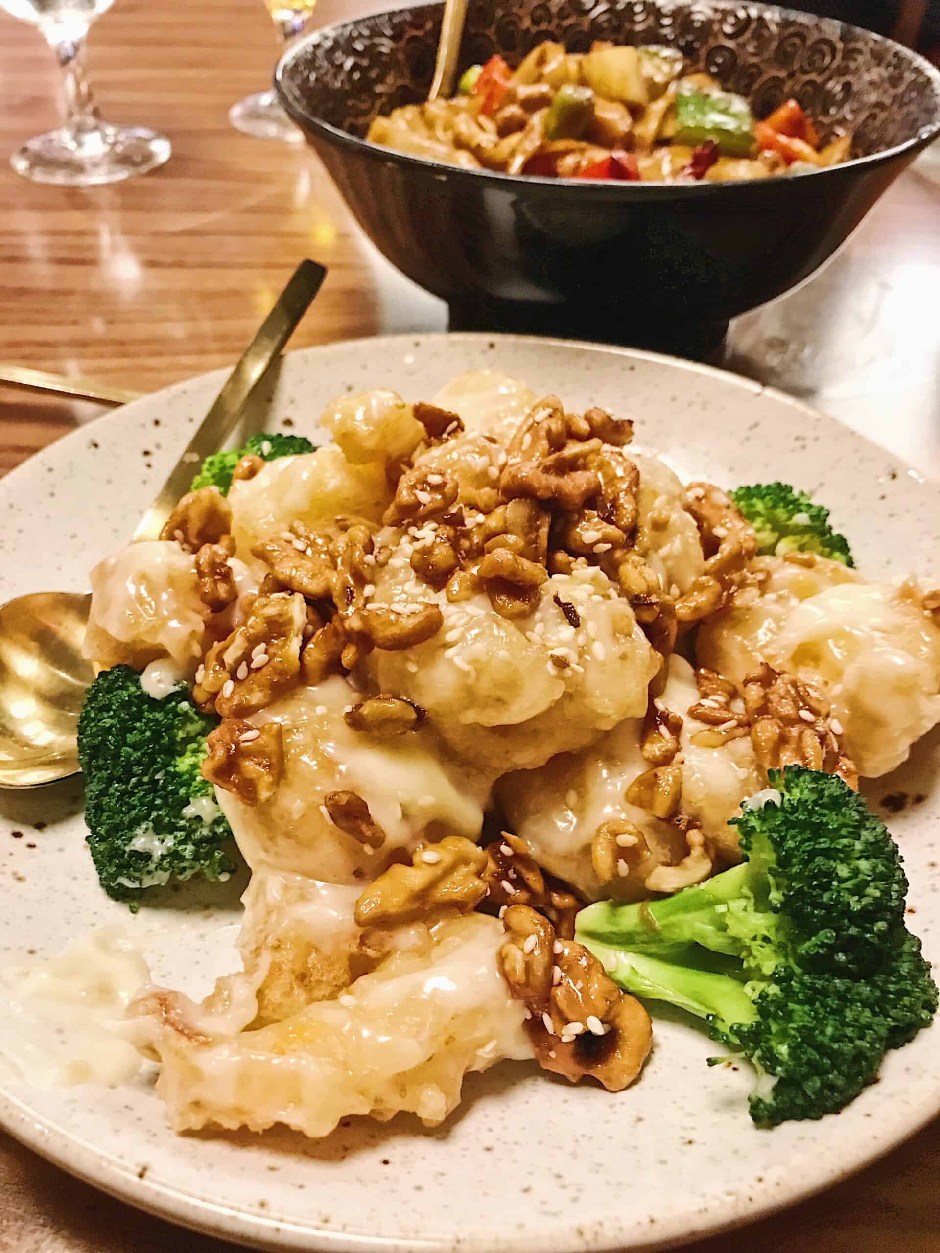 Walnut Shrimp at Noodle Den