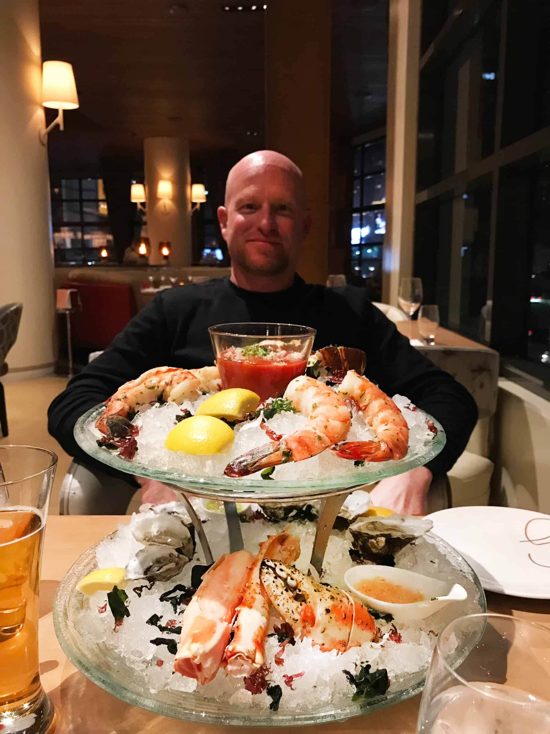 seafood tower for 2