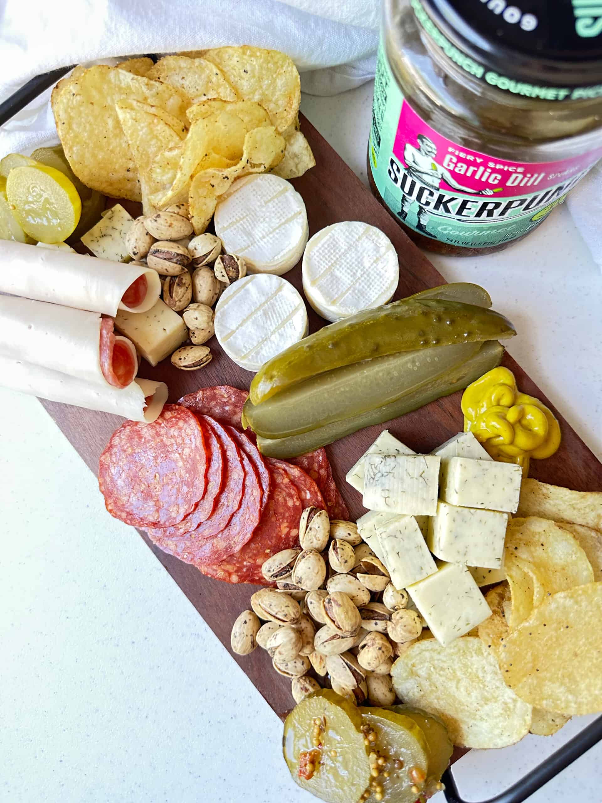 pickle and cheese board