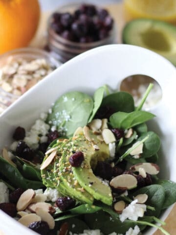 spinach goat cheese salad