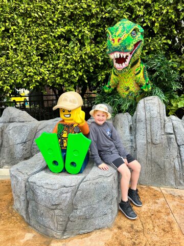 Checking out Legoland's new rides