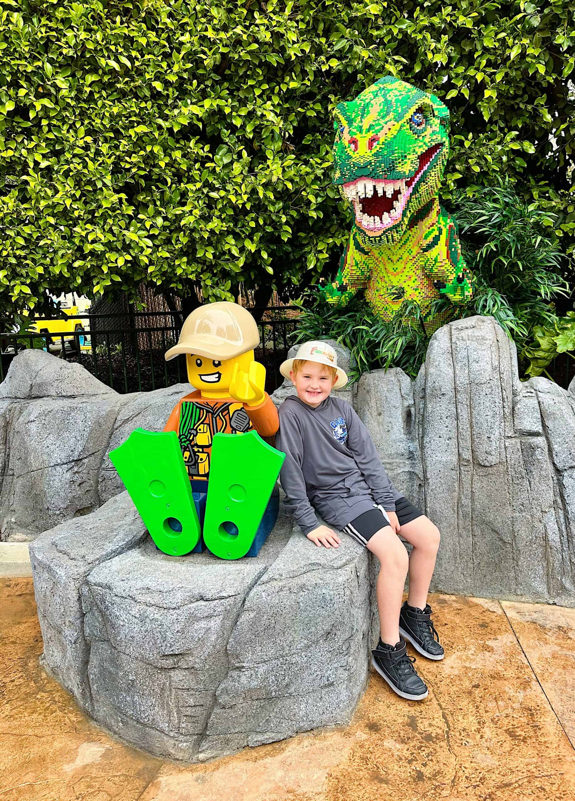 Checking out Legoland's new rides