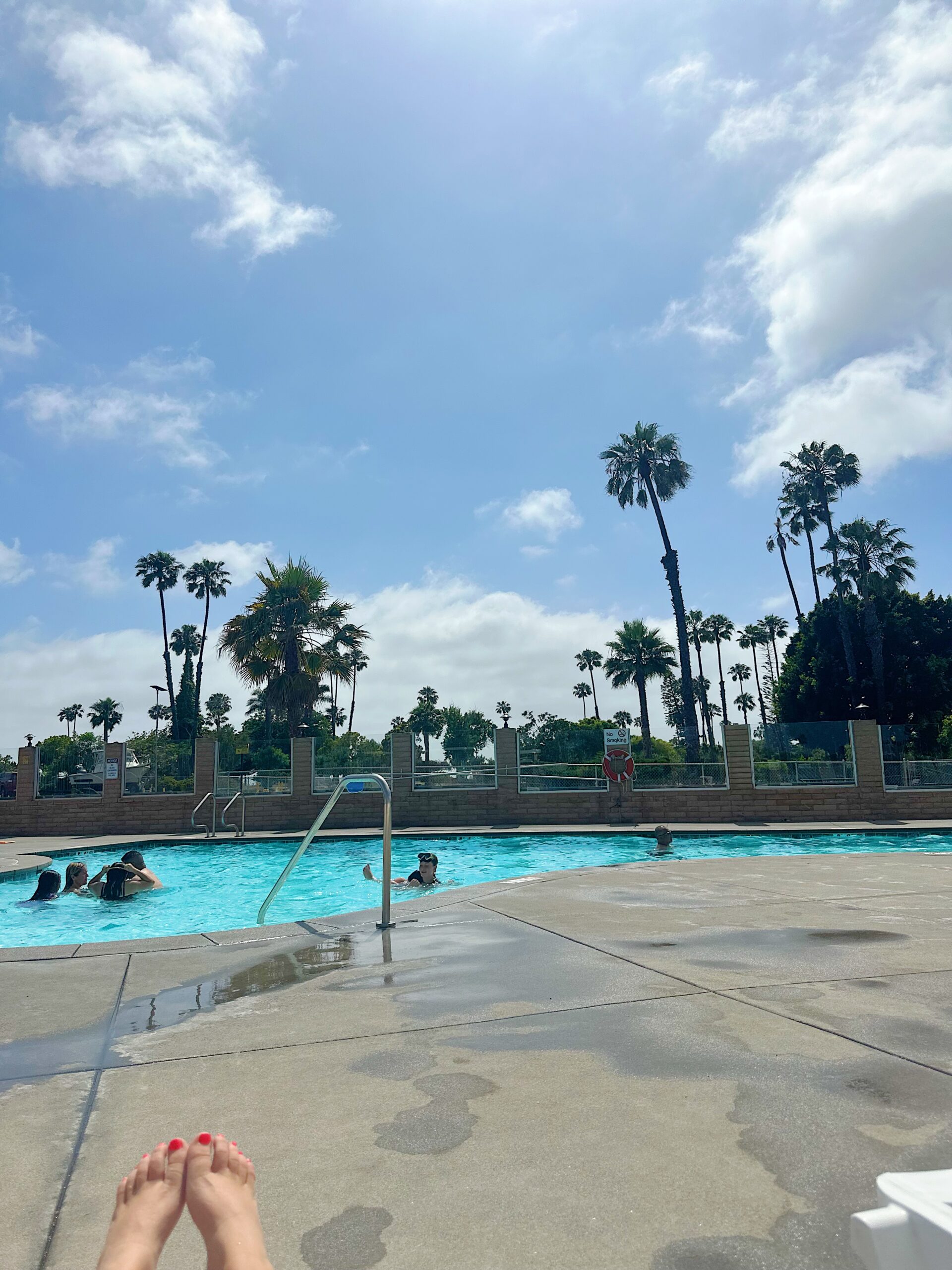 the pool at mission bay rv resort
