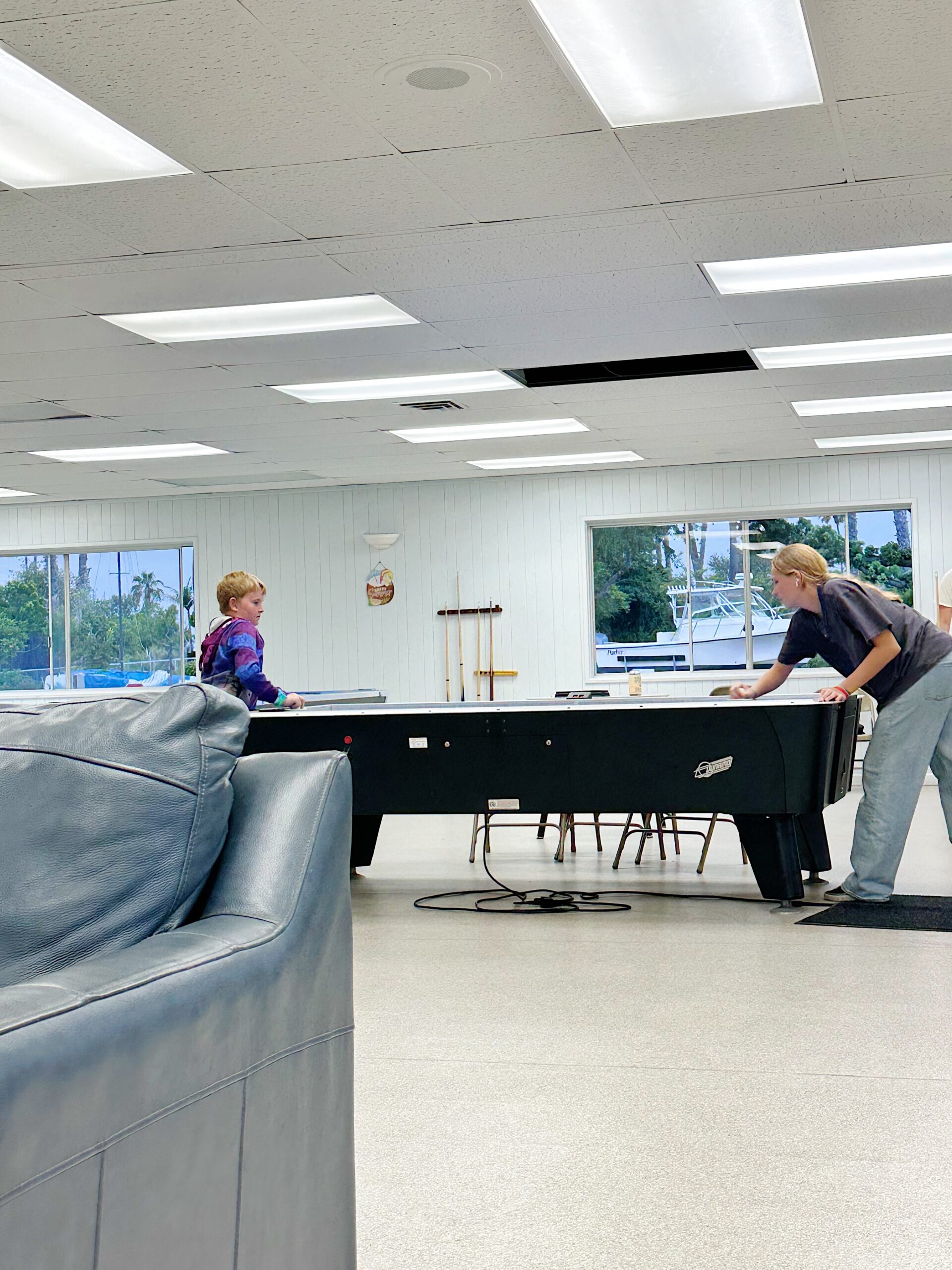 rec room at mission bay rv resort