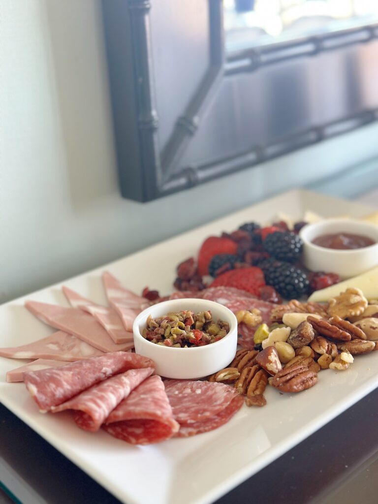 in room charcuterie plate