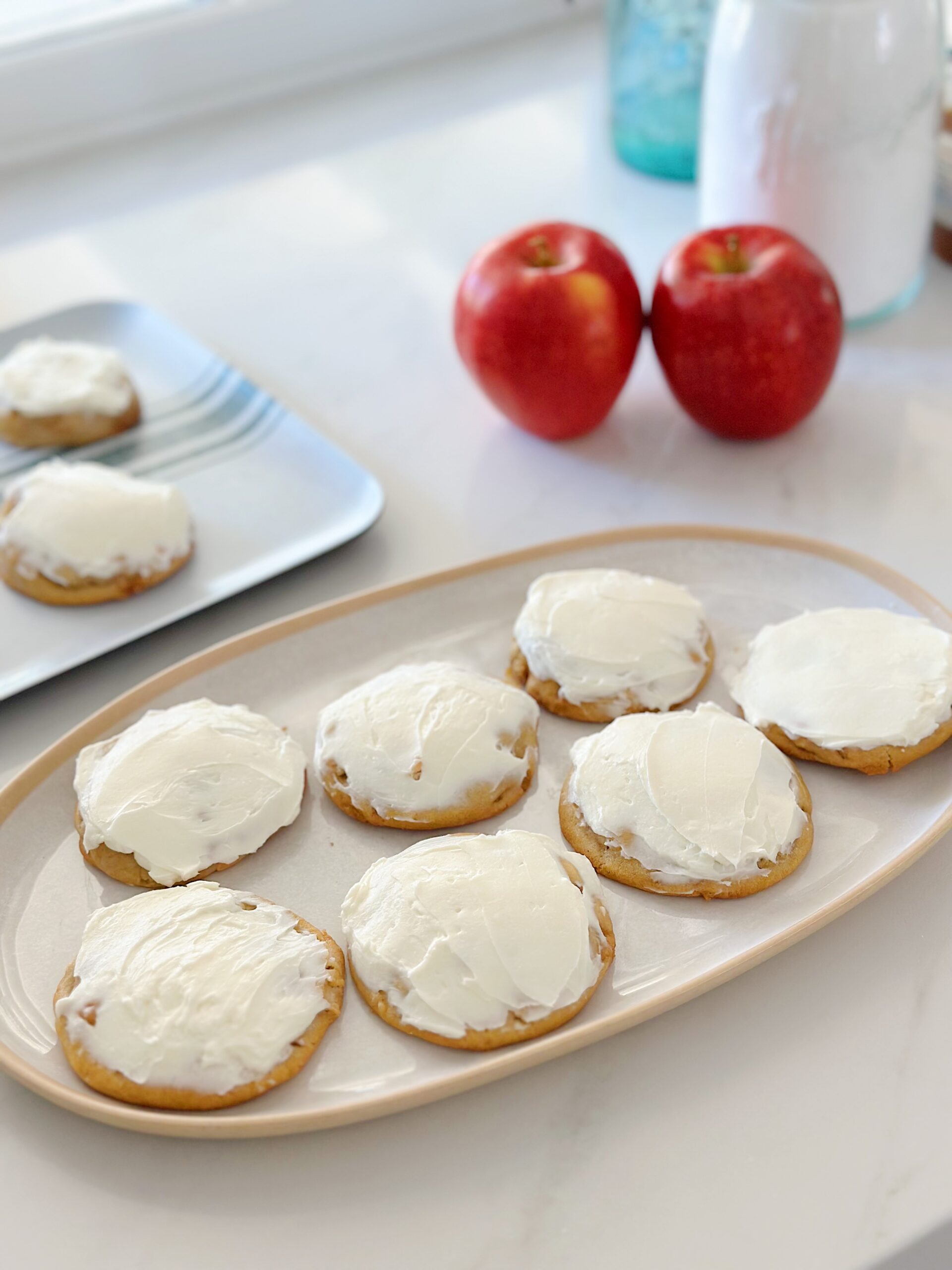 Cream Cheese frosted cookies