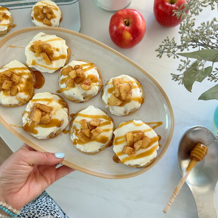 apple cookies with cream cheese frosting