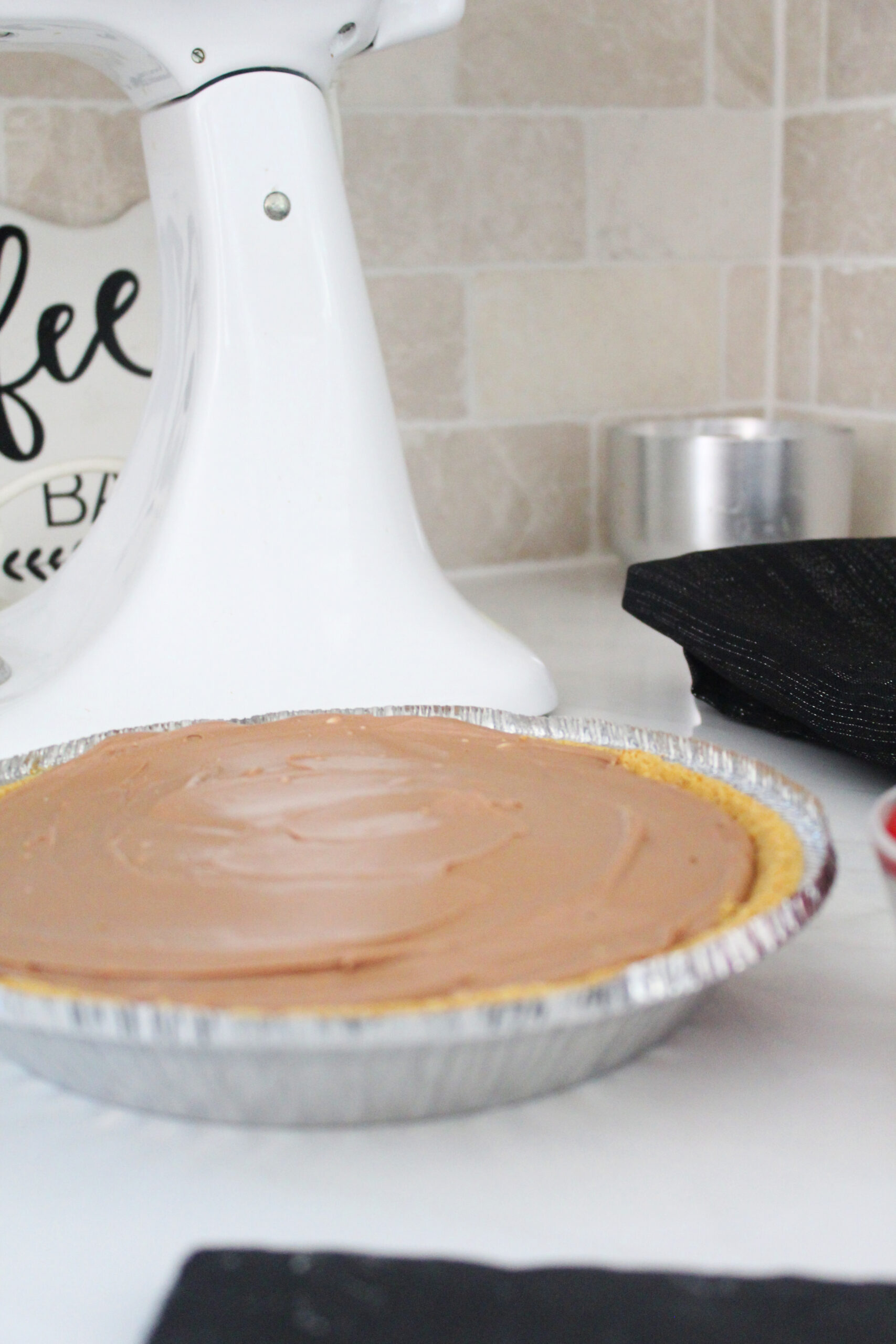 the chocolate cheesecake