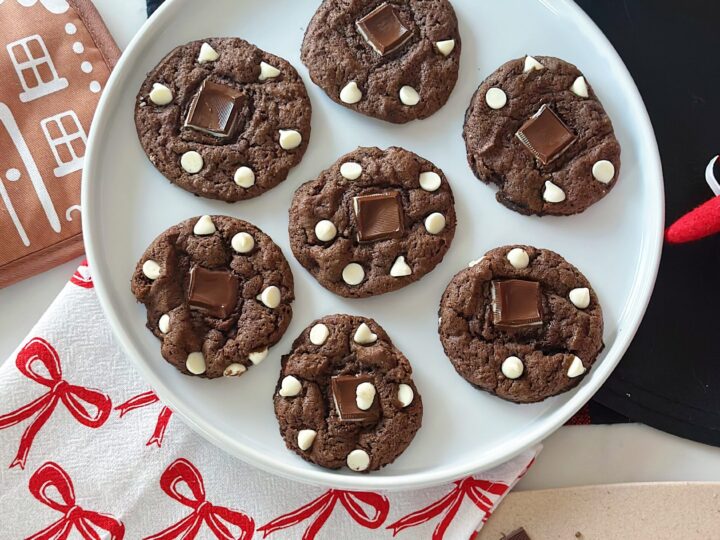 Double Chocolate Chip Cookies for Christmas - BriGeeski