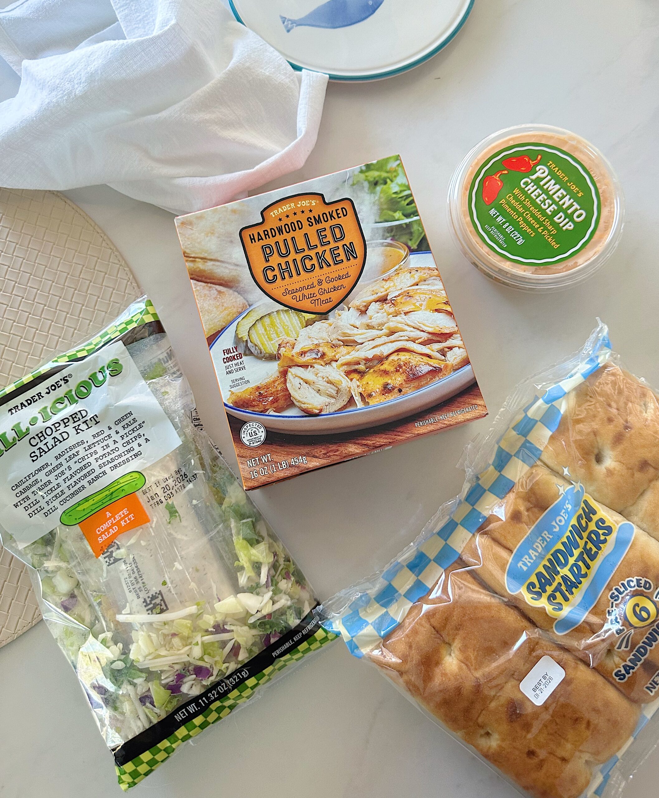 4 ingredients from Trader Joes