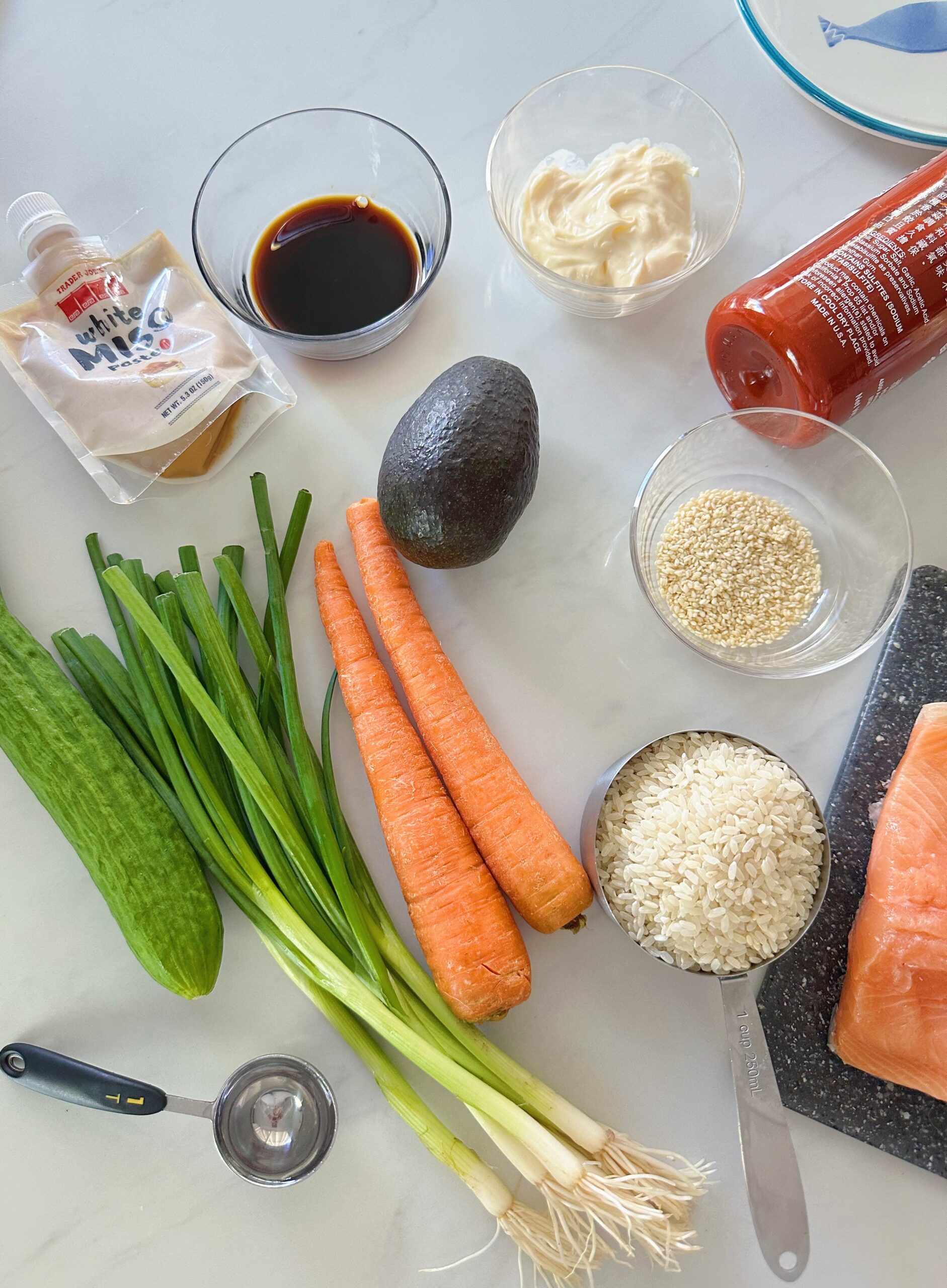 Salmon Bowl Ingredients