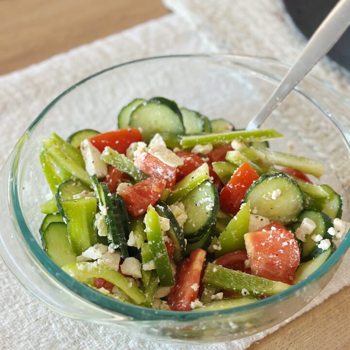 Easy Feta Greek Salad