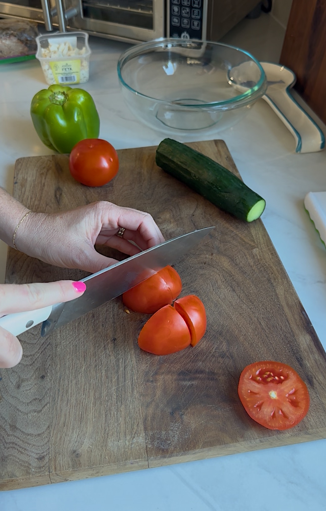 Ingredients in Greek Salad
