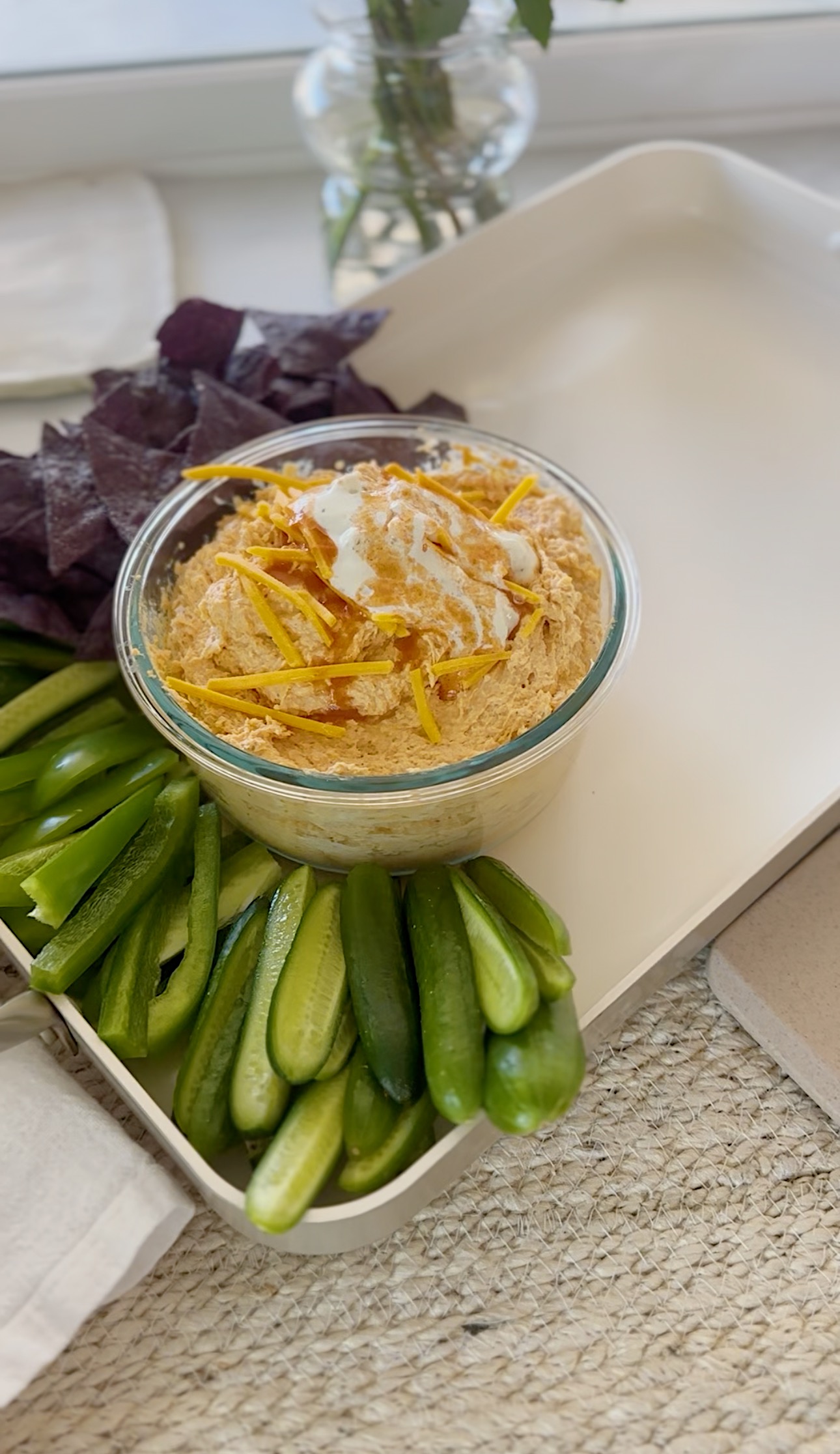 Add Veggies and Chips