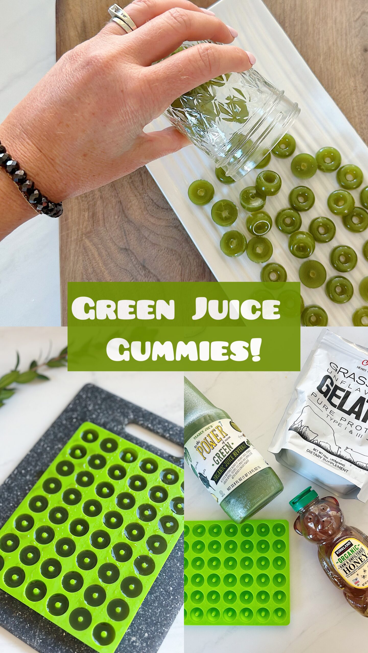 Green Juice Gummies, a tasty snack Kids love! 