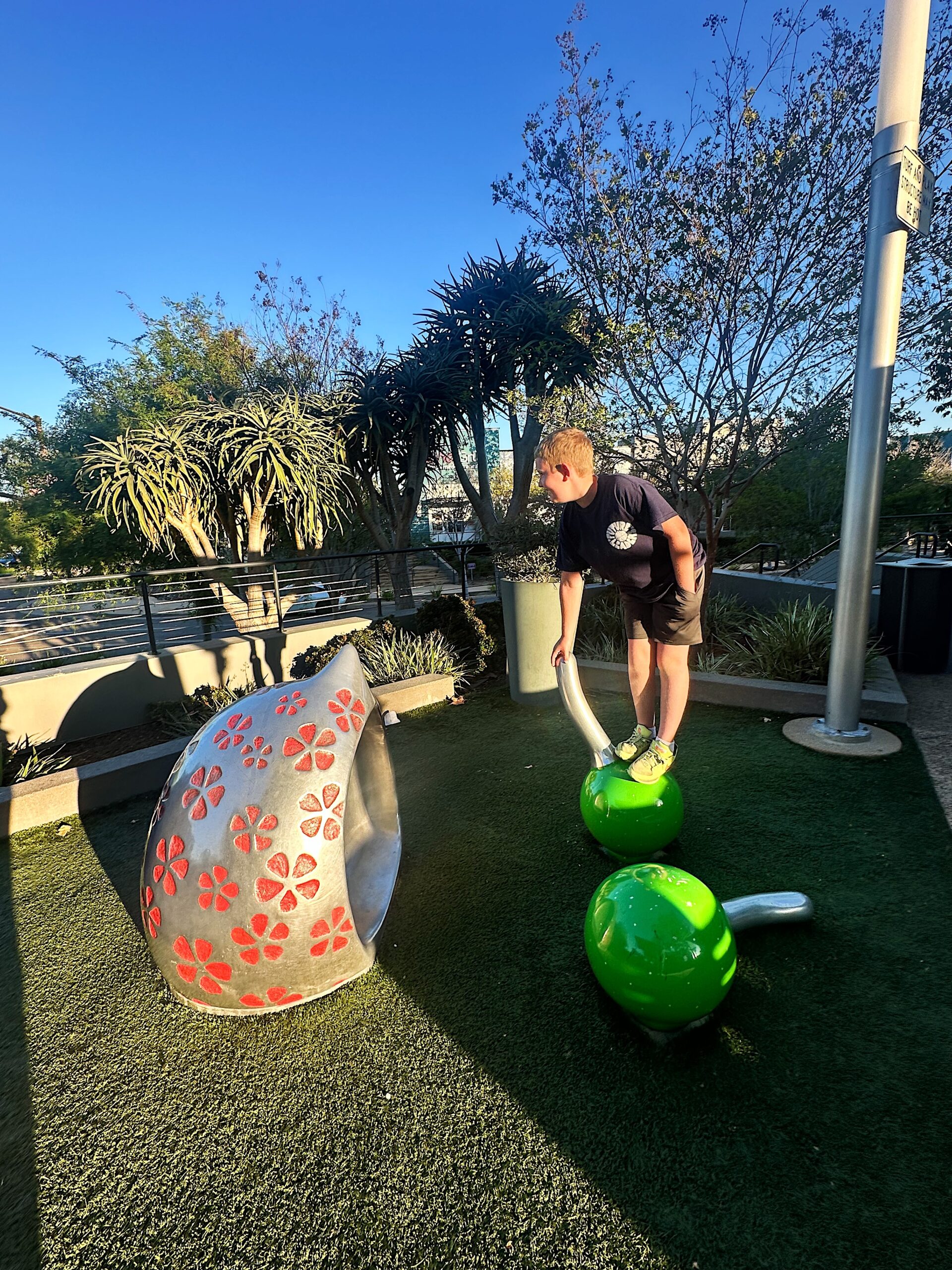 play area by brewery