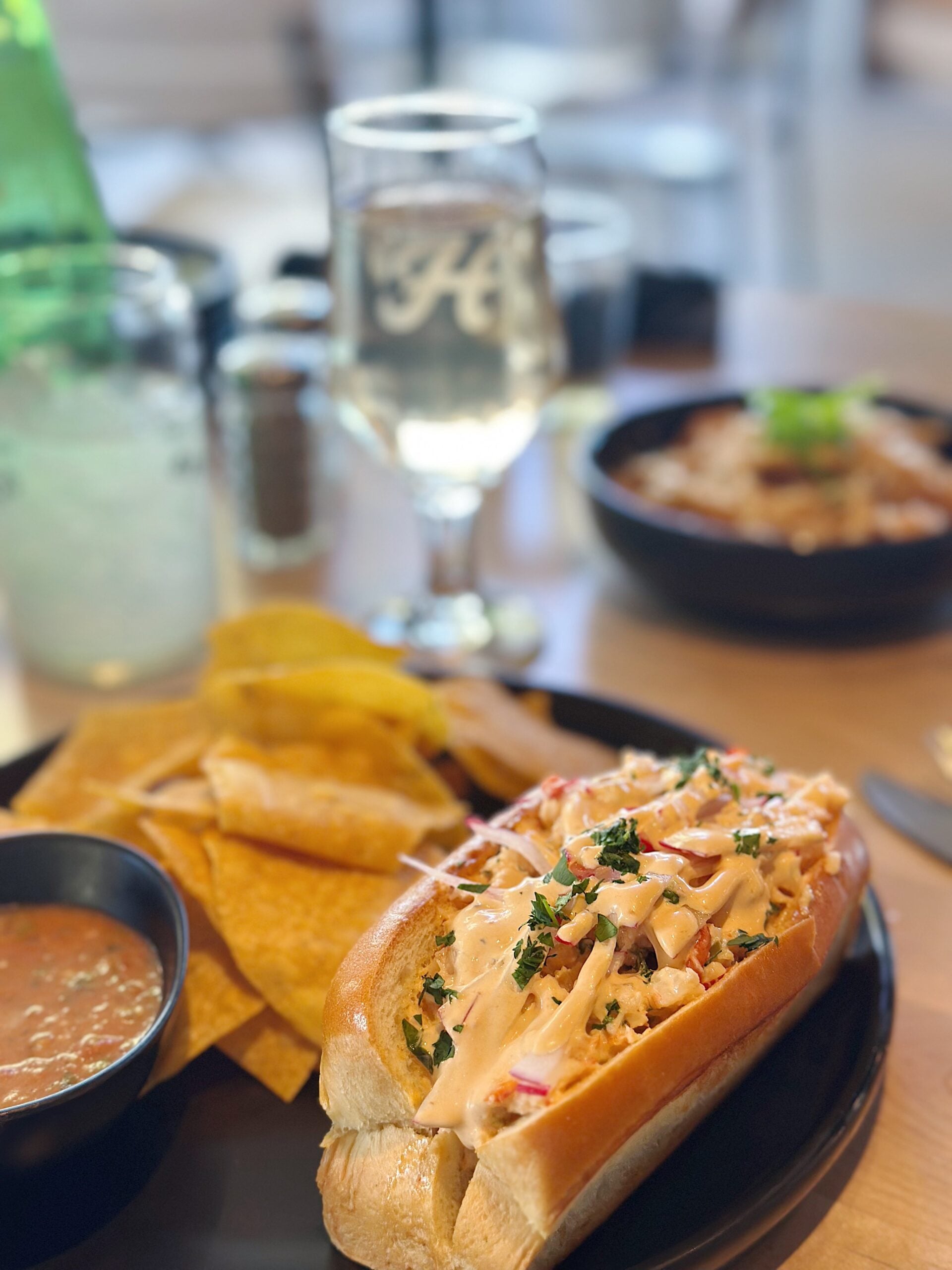 shrimp and lobster roll