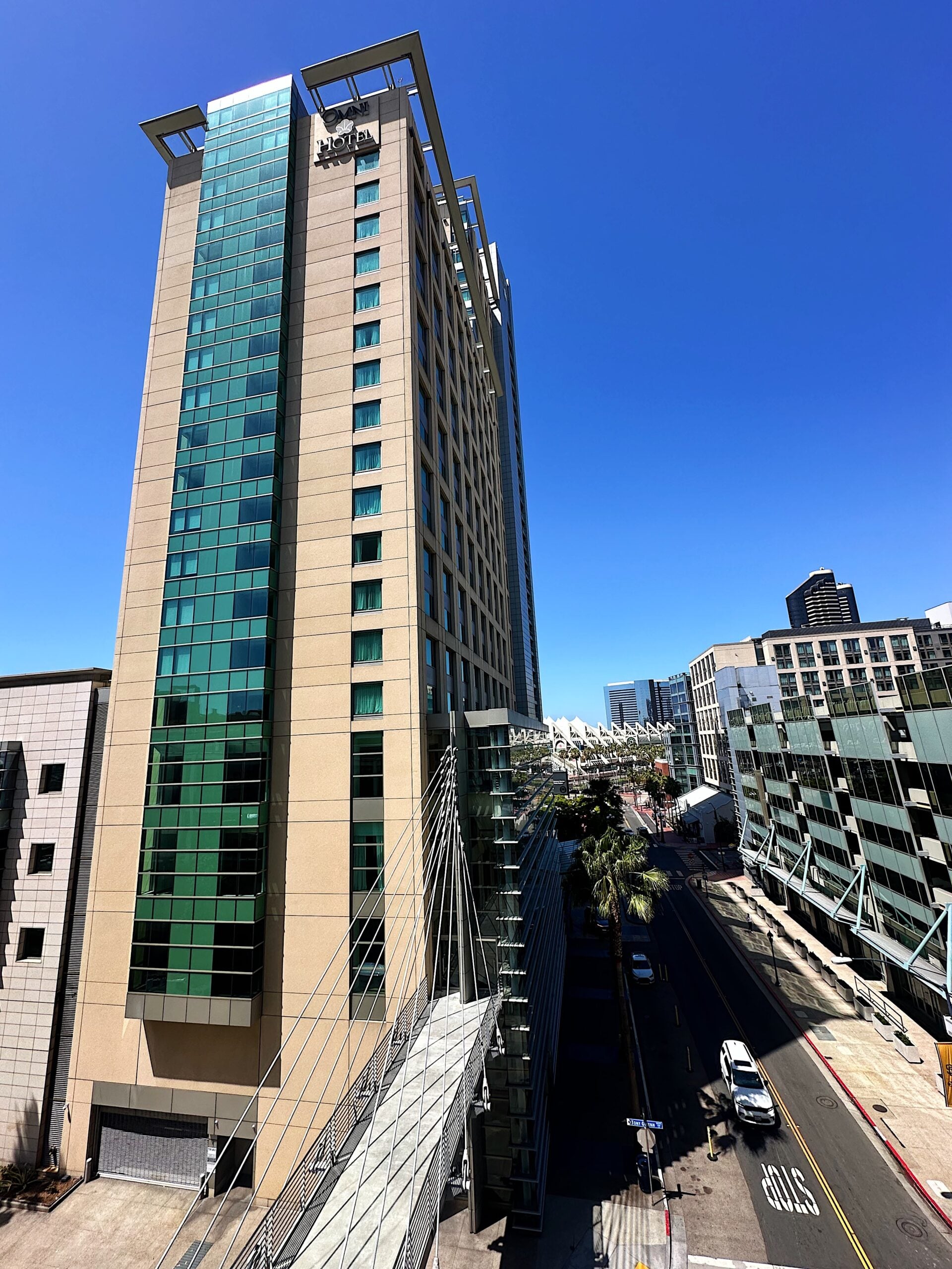 Omni Hotel and Bridge to Petco Park