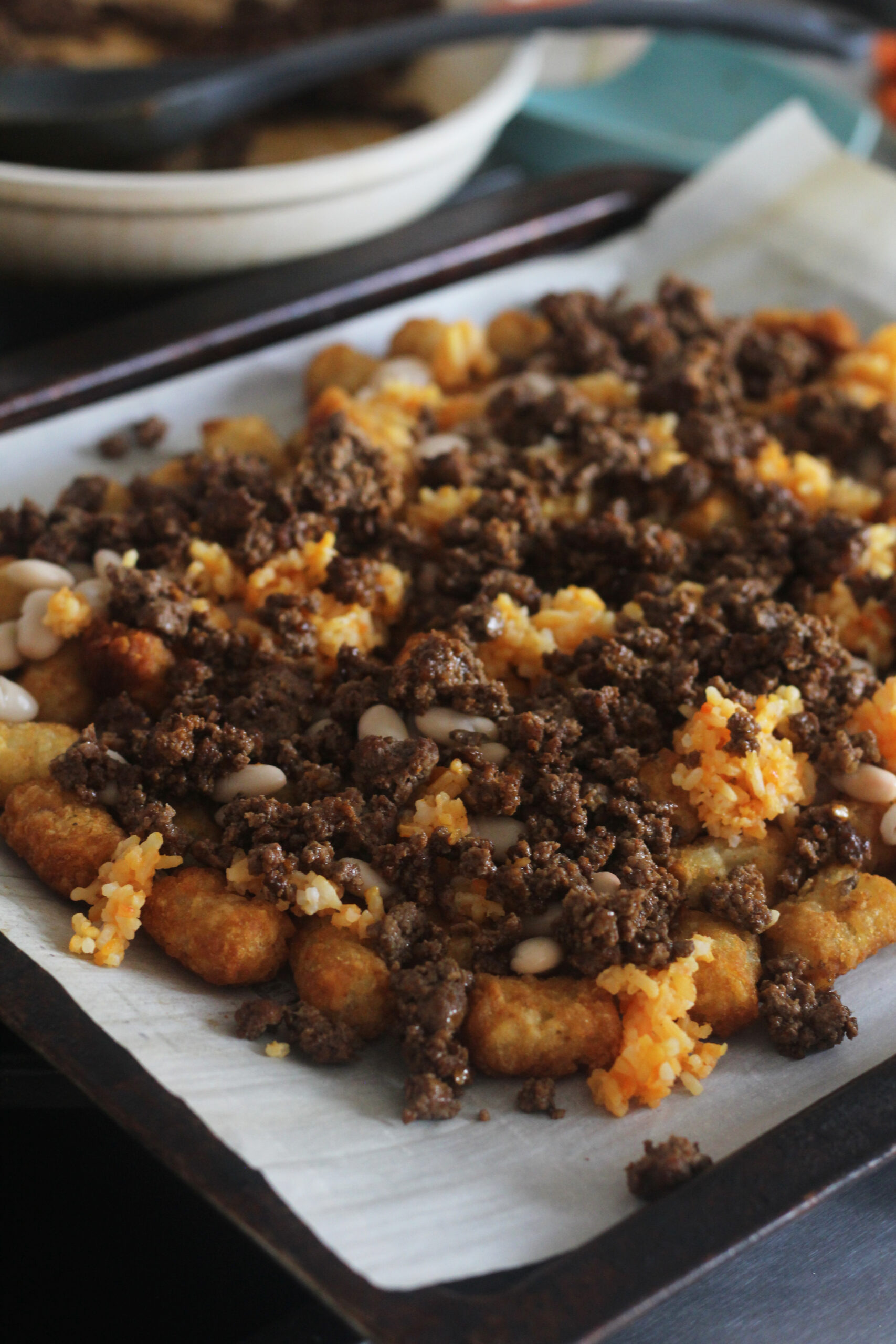 ground beef tater tots